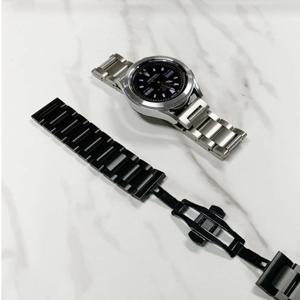 갤럭시워치 5 4 3 S3 S2 액티브 고급 무광 메탈 밴드