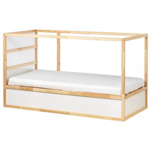 쿠라 어린이 2층벙커침대 저상형 원목프레임 90x200cm