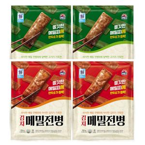 고기메밀전병 750g*2개 +김치메밀전병 750g*2개