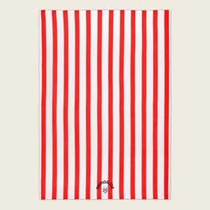 비치타월 (레드 스트라이프)
