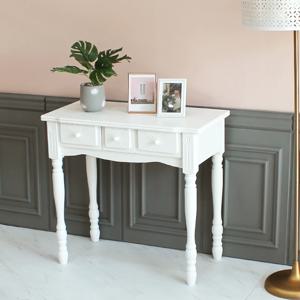 이데아 화이트 인테리어 장식 엔틱 콘솔