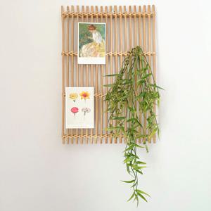 라탄 빵 트레이 우드 대나무 나무 원목 쟁반 홈카페