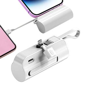세인트비 2in1 일체형 미니 도킹형 핸드폰 보조배터리5000mAh C타입 ST-30A