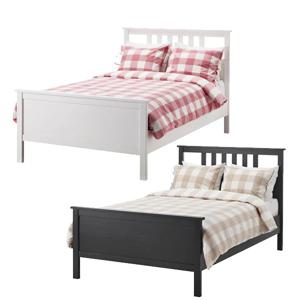 HEMNES 헴네스 슈퍼싱글 침대 프레임+매트리스 풀세트 120x200cm/슈싱사이즈