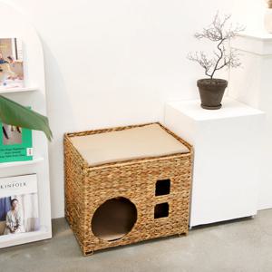 리홈 라바나 숨숨집 사각통형 다묘 2층 고양이하우스