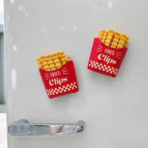감자튀김 밀봉클립 마그넷 자석 봉지 밀폐 집게 12P세트
