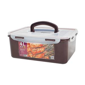 조은락 초코 밀폐용기 반찬통 김치통 냉장고정리 (4L)