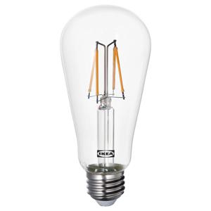 룬놈 LED 에디슨전구 E26 150루멘 물방울모양 투명유리