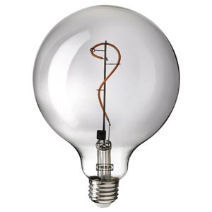 몰나르트 LED 에디슨전구 E26 140루멘 그레이유리 구형 125mm