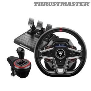 트러스트마스터 T248 레이싱휠 , 3페달포함 + TH8S 쉬프터 패키지 (PS PC)