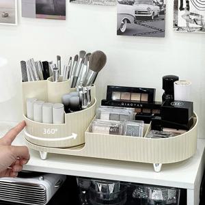 다용도 회전 화장품 정리함 정리대 화장대 메이크업 박스 2colors