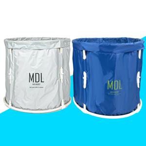 원터치 접이식욕조 반신 욕조 원형 성인