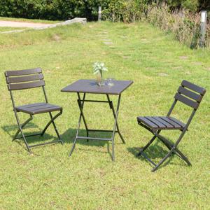 다니엘 2인세트 600 접이식 브로몰딩 야외테이블 캠핑 간이 행사 야외세트