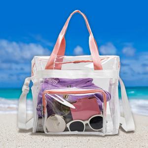 대용량 투명 비치백 방수 젤리백 수영장 빅사이즈 물놀이 pvc 가방