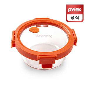 스팀 앤 올 글라스 밀폐용기 원형 400ml