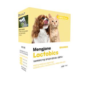 락토빅 1box(30포) 강아지 고양이 츄르 타입 유산균