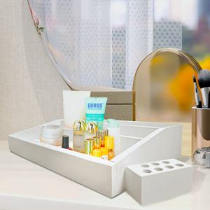 [리퍼]우덴우드 원목 화장품 정리함 3단 보관 화장대 정리 수납