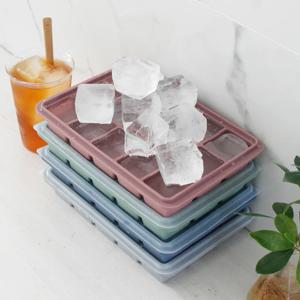 파스텔 실리콘 사각 아이스몰드 15구(깊이4cm)- 4color