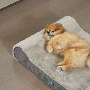 에어코일 커브 매트리스 강아지 방석 매트 마론그레이 극세사커버 2 size