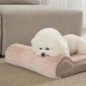 에어코일 커브 매트리스 강아지 방석 매트 샌드베이지 극세사커버 2 size