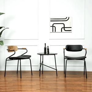 이든 가죽 카페 디자인 다이닝체어 식탁의자 2colors