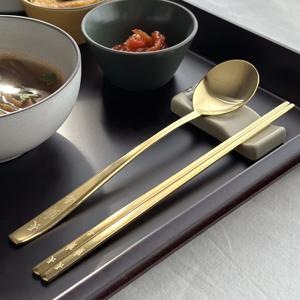 장수거북 24K 골드도금 부부 수저세트 4P 2인용