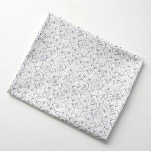 순면 20수 플라워 일본 디자인 원단 꽃무늬 천-블루플로랄