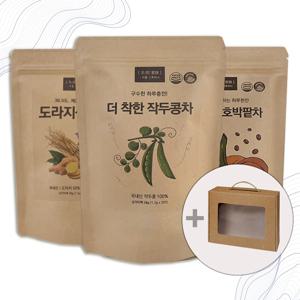 작두콩 호박팥 도라지생강 3종 차 세트