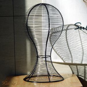 3D 모자걸이 스탠드 두상 마네킹 철제 얼굴 머리 모형 모자정리 모자걸이대 보관함 1단