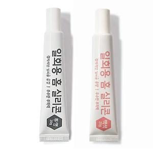 바르는 가정용 일회용 홈실리콘 20g 백색/투명 중 택1