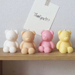 [10%쿠폰] 작은 곰돌이 캔들 8color 귀여운 오브제 집들이 생일 선물 답례품