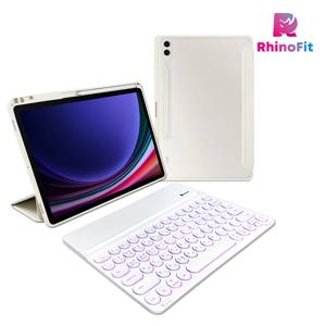 와이드 블루투스 키보드+클리어쉴드 북커버 케이스 세트 (갤럭시탭 S9+ / S10+ 공용)