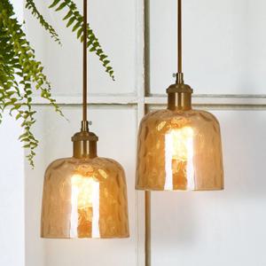 로마네 1등 유리 펜던트조명 빈티지 카페조명