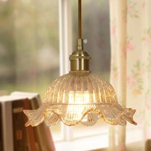 샤또 1등 유리 펜던트조명 빈티지 카페조명