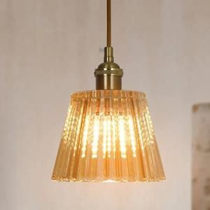 쉐리 1등 유리 펜던트조명 빈티지 카페조명