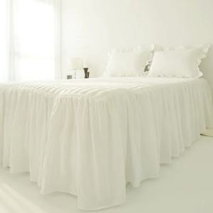 맞춤제작 순수 이중거즈 라지킹 높은침대 침대커버 베드스커트-4size