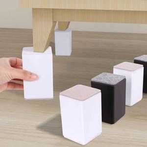 딱맞게 가구 사각형 높이조절발 식탁 테이블 의자 다리 조절발 5size 3colors