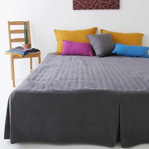 맞춤제작 모던 그레이 라지킹 높은침대 침대커버 베드스커트- 4size