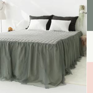 맞춤제작 로맨틱 튜튜 라지킹 높은침대 침대커버 베드스커트-4colors & 4size