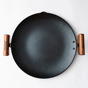 하이델 무쇠 그리들팬 삼겹살 구이팬 38cm (+전용가방)