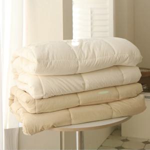 오가닉 60수 순면 스퀘어 차렵이불 피그먼트 무형광 이불 XS/SS/Q 5colors