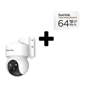 로보뷰 S4 4G LTE 홈 IP 카메라 CCTV 무선 배터리 64GB
