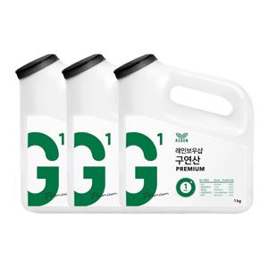 가루세제 구연산 프리미엄 왕톡톡이 1kgx3