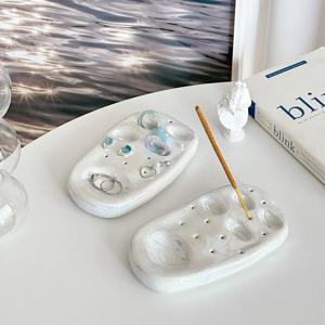 쉘 스톤 쥬얼리트레이 인센스홀더 악세사리트레이