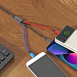 3in1 충전선 충전잭 C핀케이블 C타입 8핀 5핀 고속 충전 케이블 멀티케이블