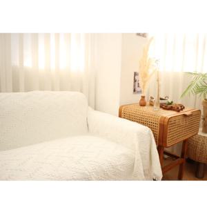 감성 캠핑 차박 소파 러그 블랭킷 쇼파블랭킷 와플