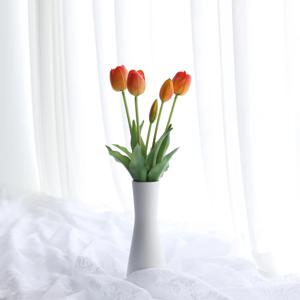 망고튤립 조화 꽃 부케 부쉬 꽃다발 꽃꽃이 인테리어 장식 인조 가짜 고급 예쁜 수입 식물