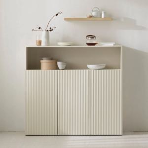 루시엔 템바보드 1200 높은 거실장 선반수납장