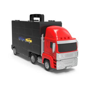 풀백운송차-플랫 디테일이 살아있는 중장비 완구 장난감 자동차 보관함