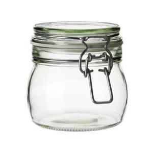 KORKEN 코르켄 보관용기 0.5L 진공밀폐용기 유리보관용기 잼보관 조미료통